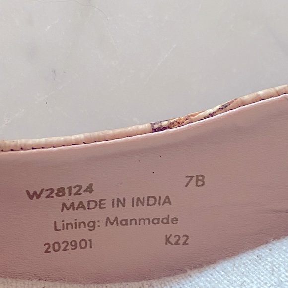 NWOT Cole Haan Cloudfeel Espadrille Wedge Slingback Cork-Natural Linen - Picture 12 of 13